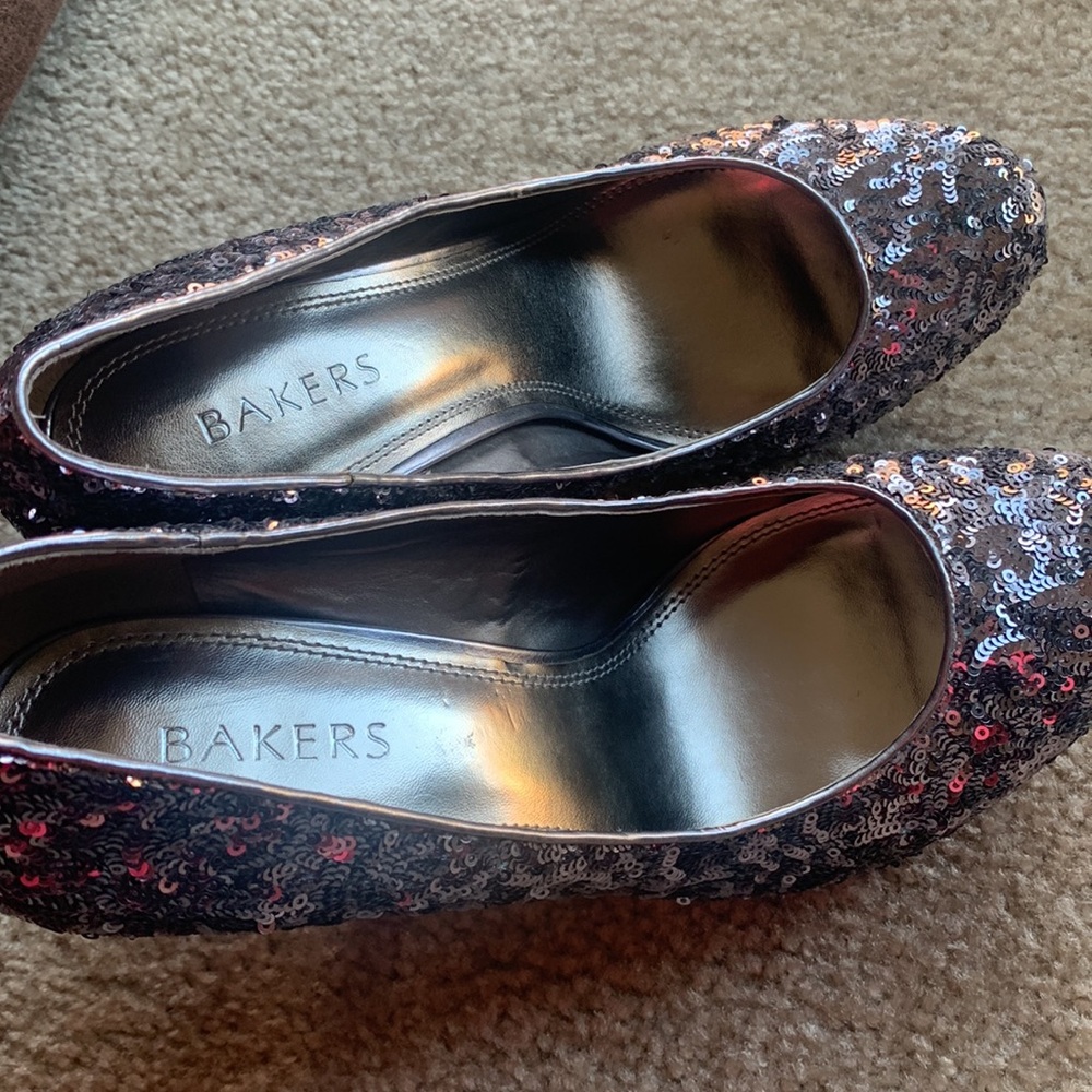 Bakers Platform Sequin Heels - image 3